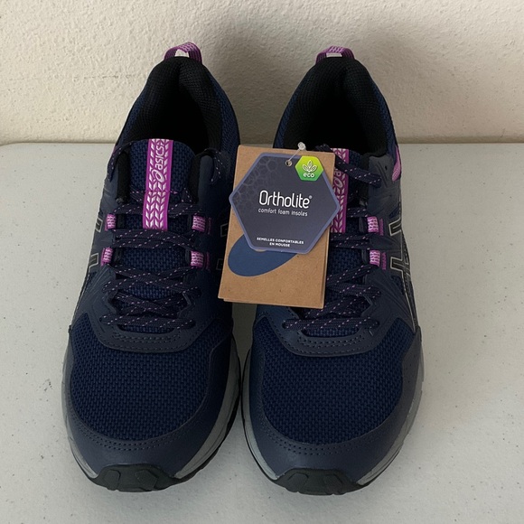 Asics Shoes - Asics Women's Dark Blue and Purple Athletic Shoes